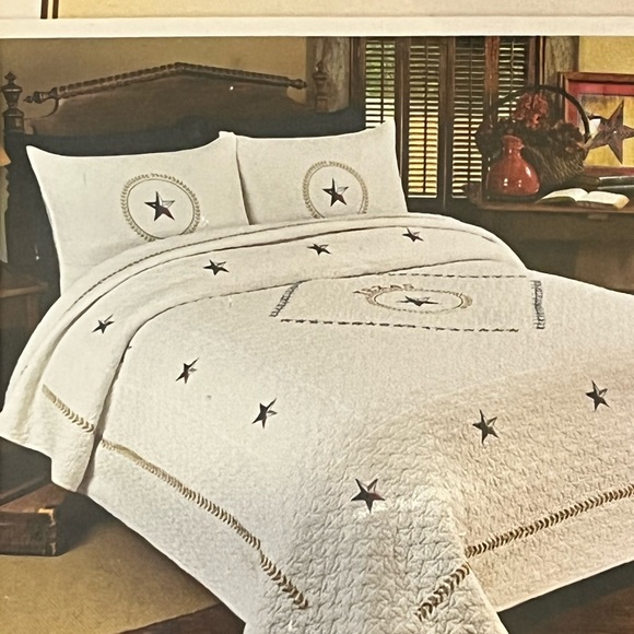 Cracker Barrel Bedding Texas Pride Cracker Barrel Country Bed Quilt Queen New Cotton